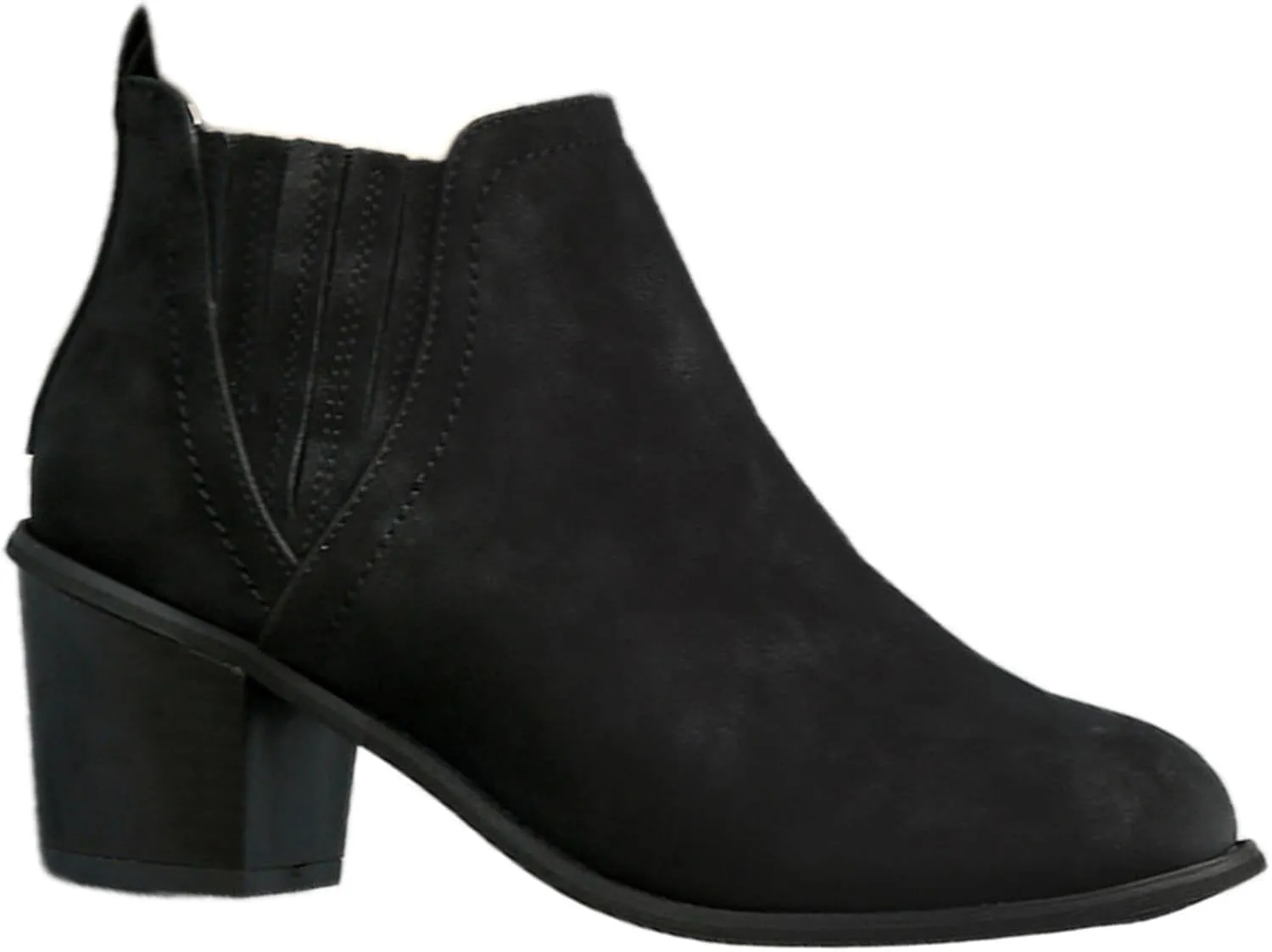 Lausiuoe Boots For Women Ankle Booties Wide Width Chunky Stacked Mid Heels Dressy Cowgirl Cowboy Western Short Booties