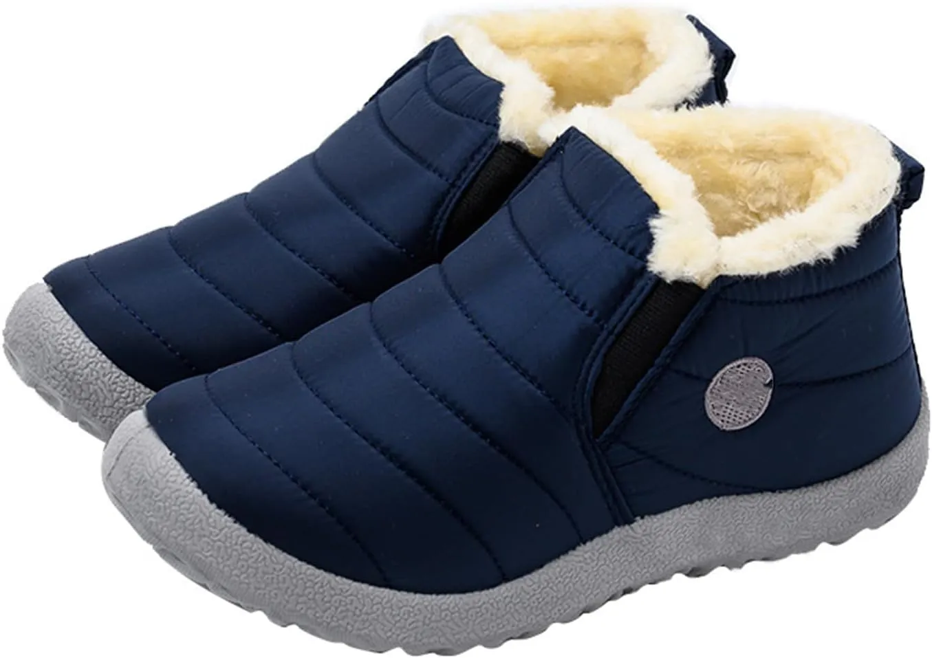 Lausiuoe Snow Boots For Women Waterproof Insulated Wide Width Warm Fur Lined Winter Boots Outdoor Ankle Booties Shoes