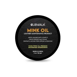 Leather Cleaning & Shine Mink Oil - 85 g Wax Cream