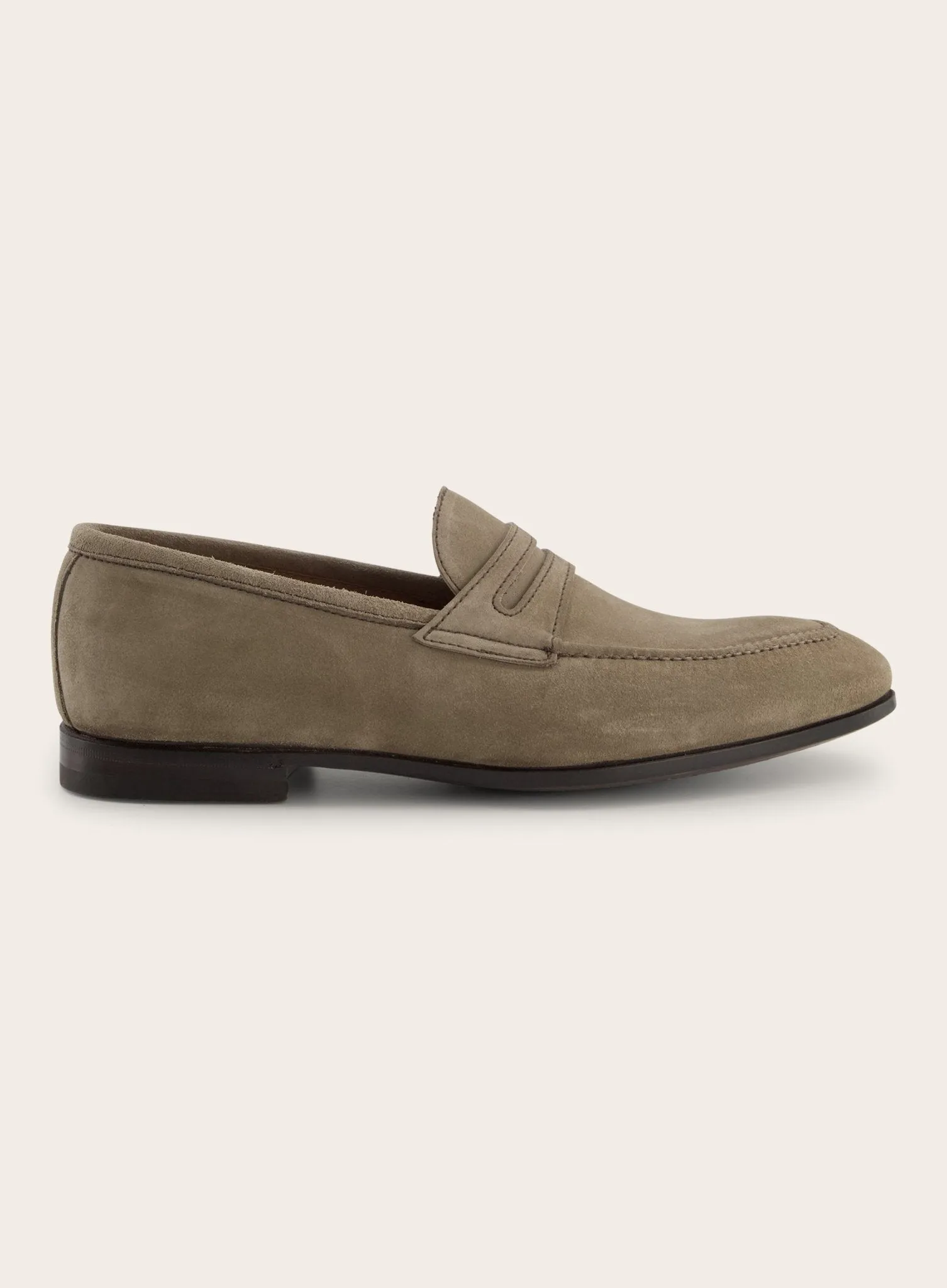 Lederen loafers