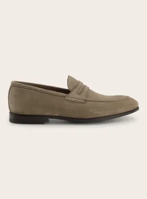 Lederen loafers