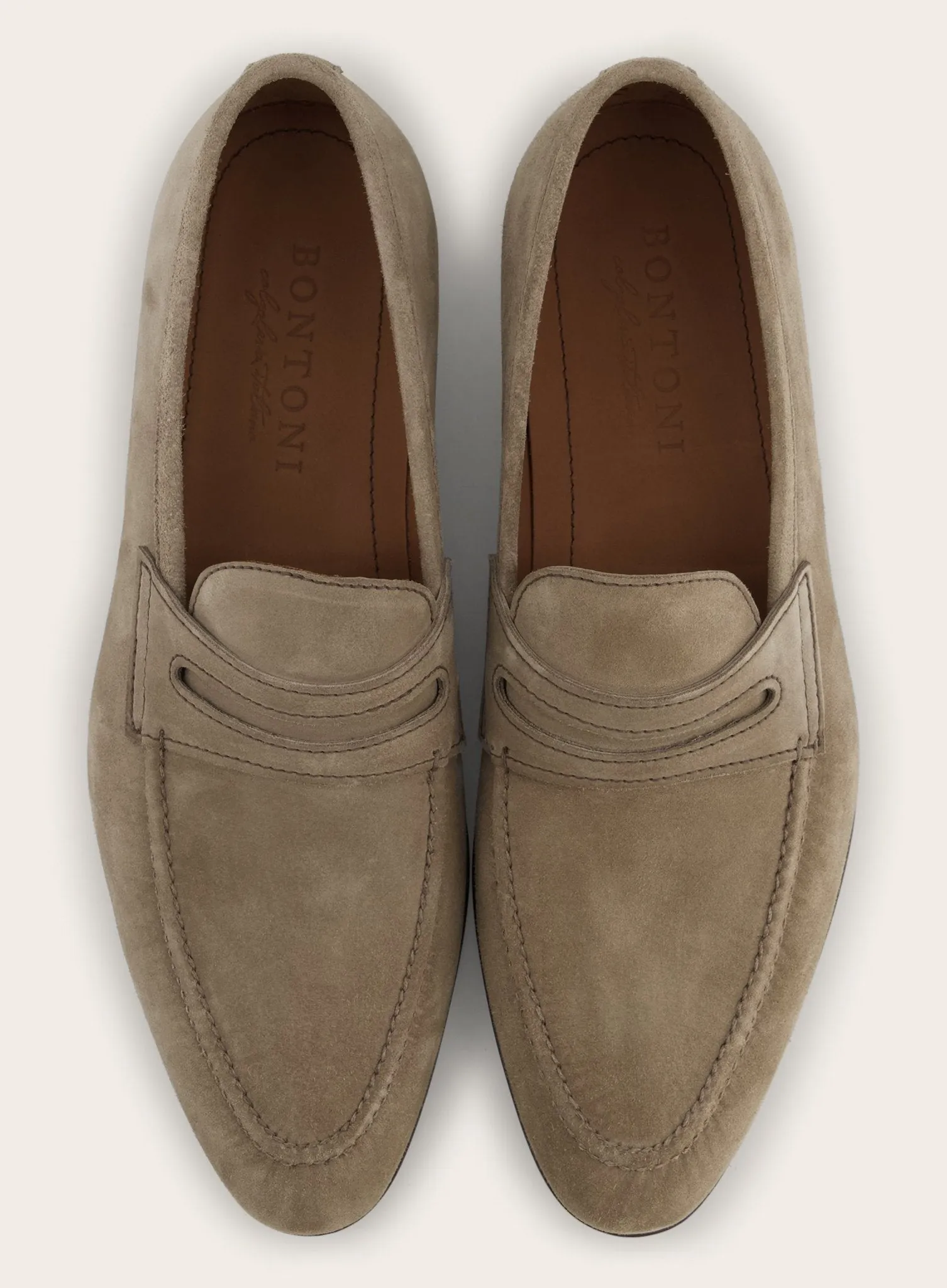 Lederen loafers