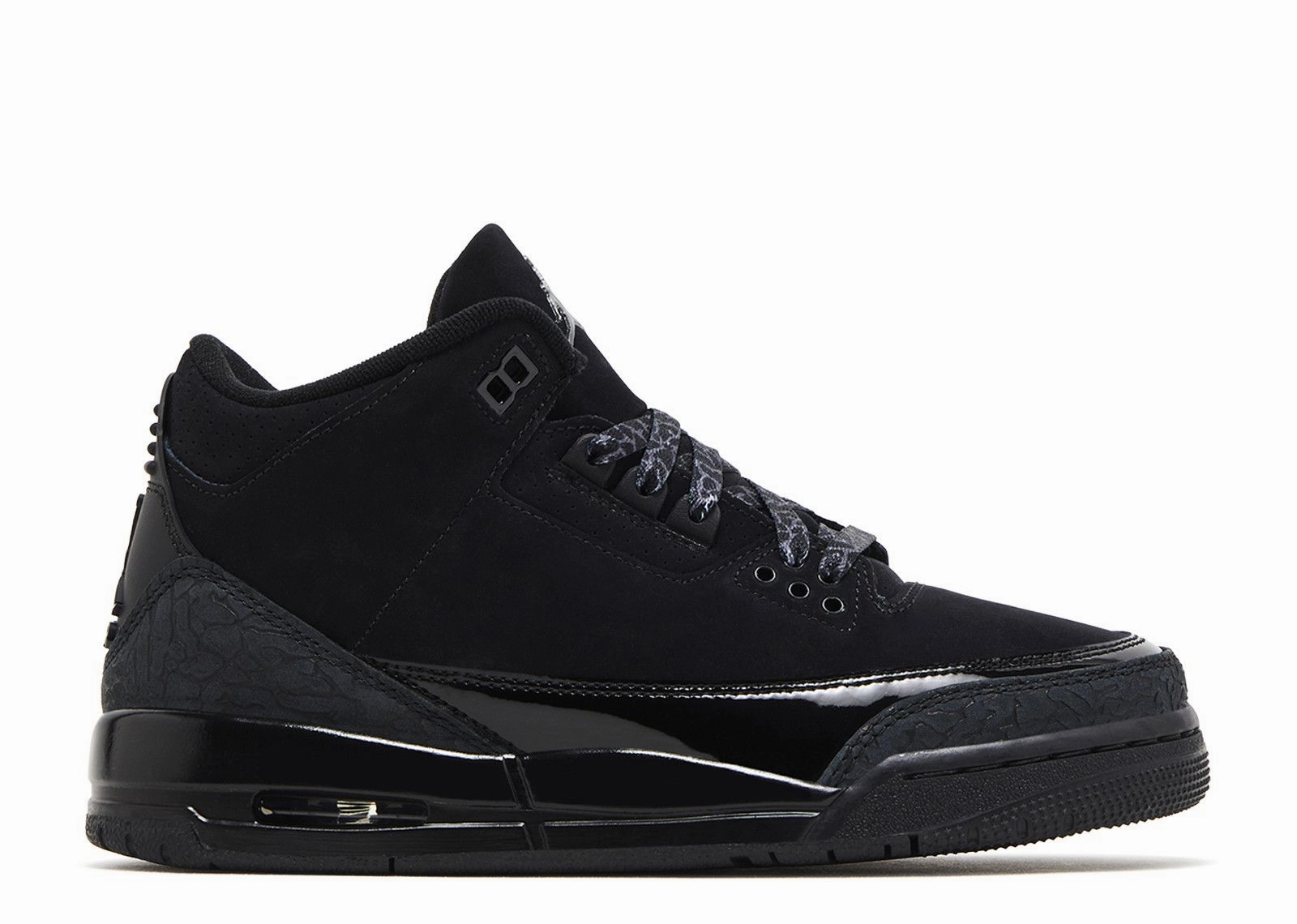 Air Jordan 3 Retro GS "Black Cat" 2025 (Myrtle Beach Location) Team Sport running for weight loss