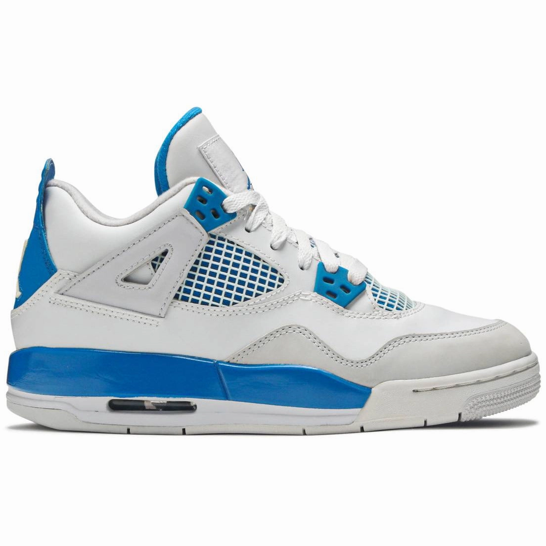 Air Jordan 4 Retro ??Military Blue?? (GS/Juniors) (2012) Secure - fit Sweat Resistant