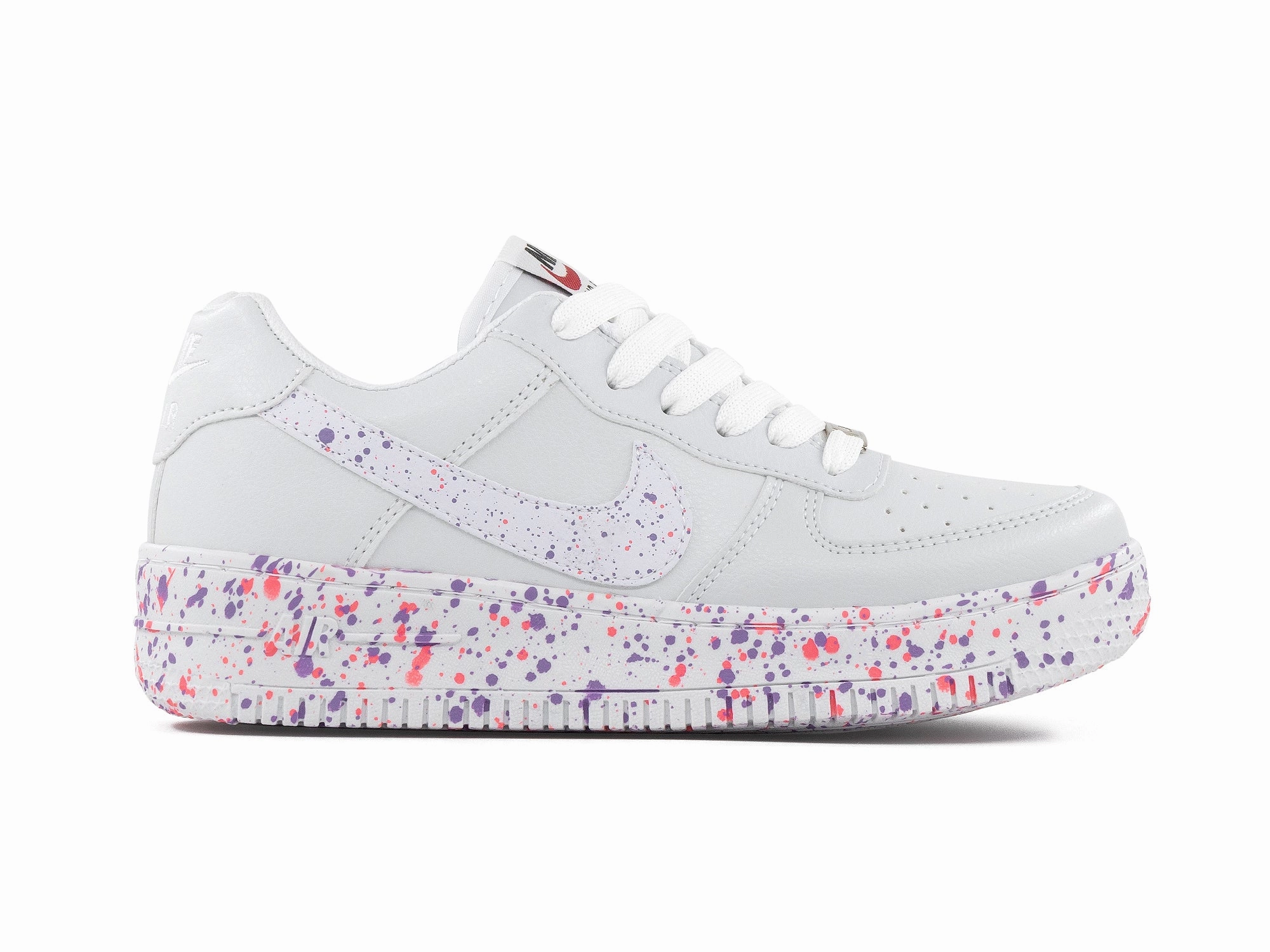 Paq 6 Pares Tenis 270 Plus Charpeado Coral Lila 23/26.5 Rolling Motion Water Resistant Lining