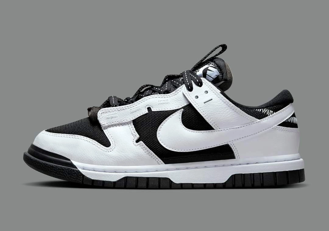 matte - finish - design shoes Nike Dunk Low Jumbo Reverse Panda