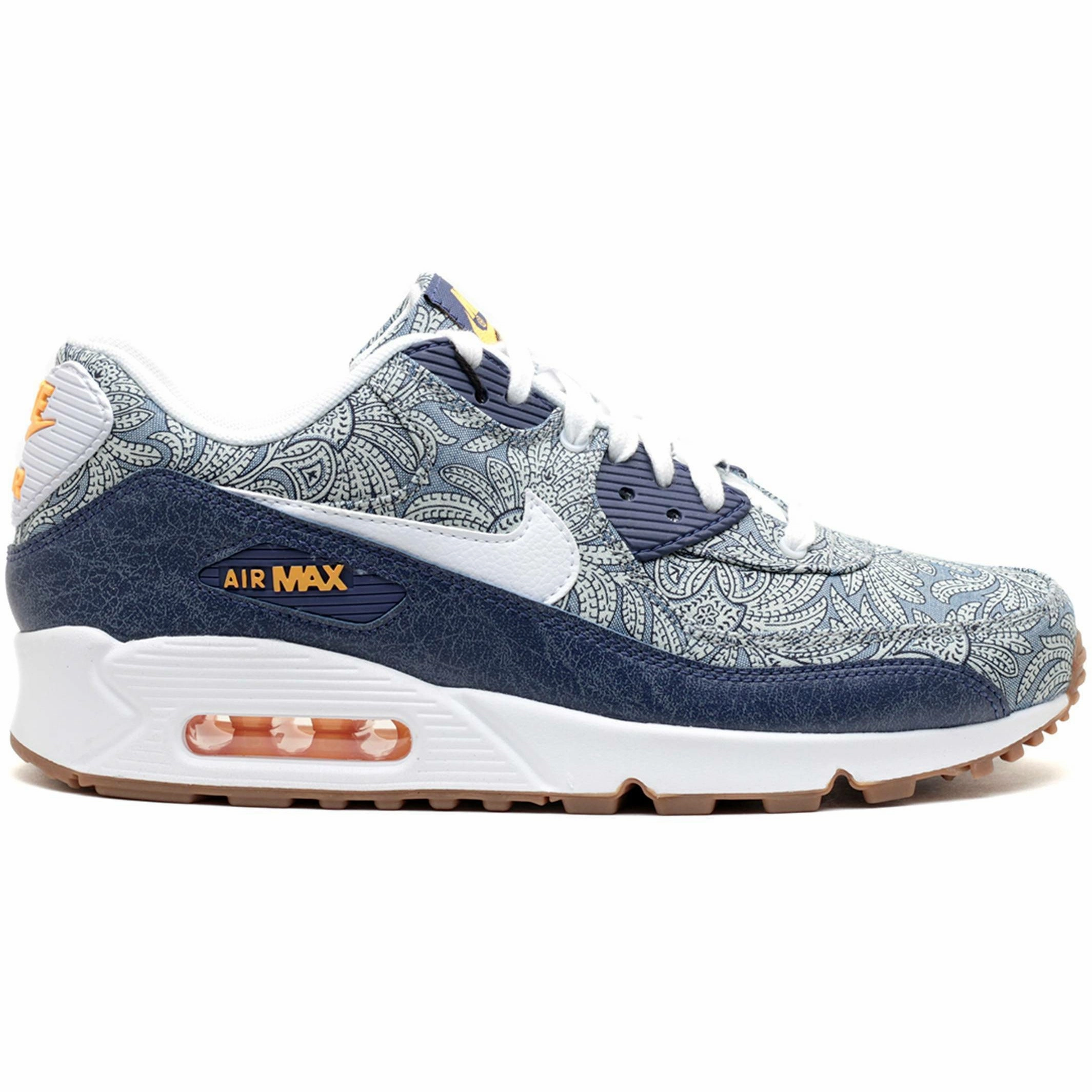 Air Max 90 QS Liberty (Wmns) (2014) Lockdown fit Hygienic Footbed Coating