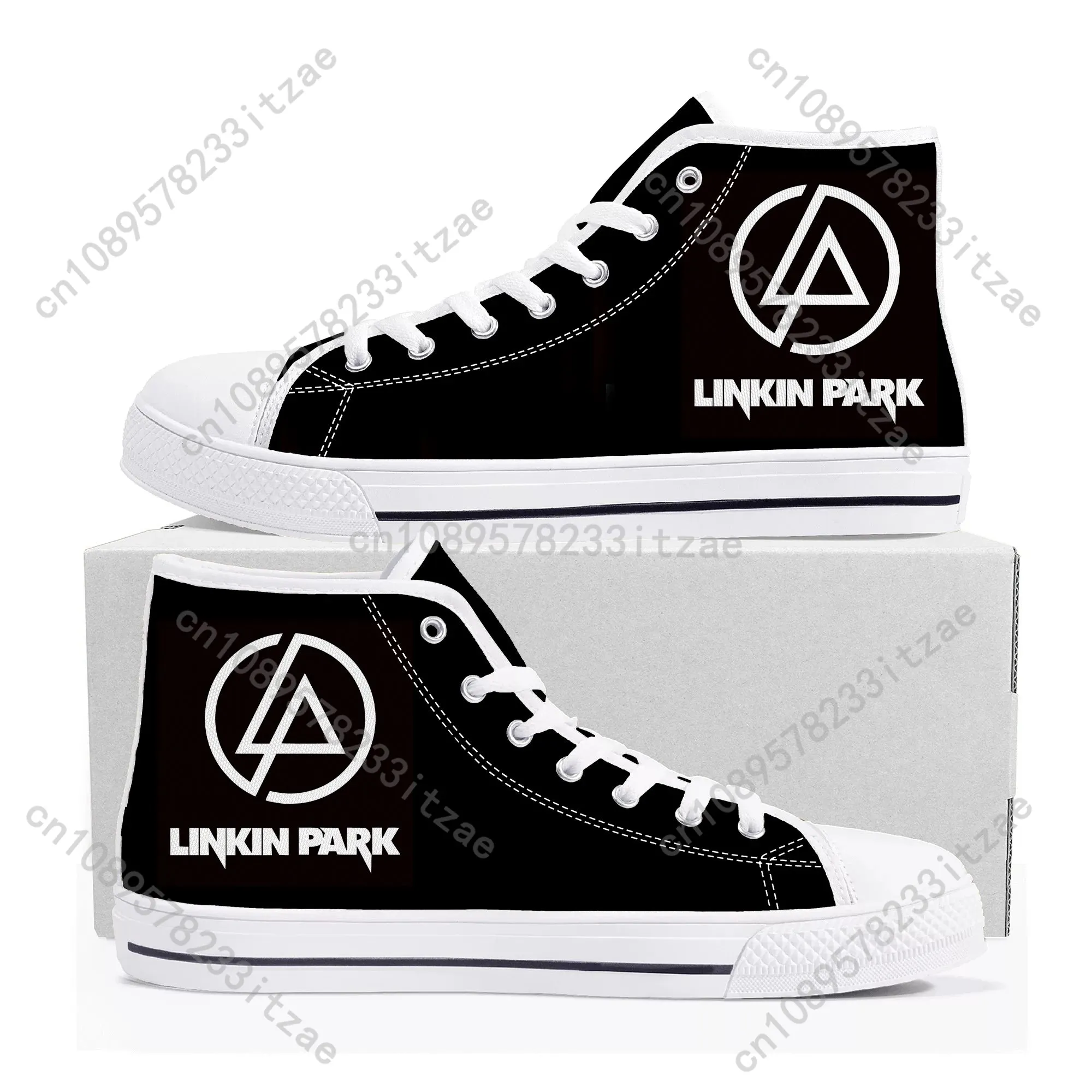 Linkin Park High-Top Canvas Sneakers – Custom Casual Shoes for Men, Women & Teens