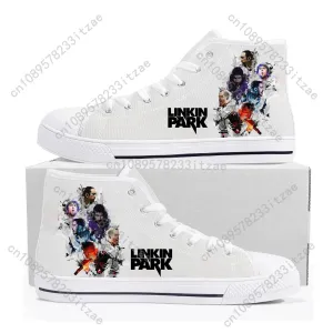 Linkin Park High-Top Canvas Sneakers – Custom Casual Shoes for Men, Women & Teens