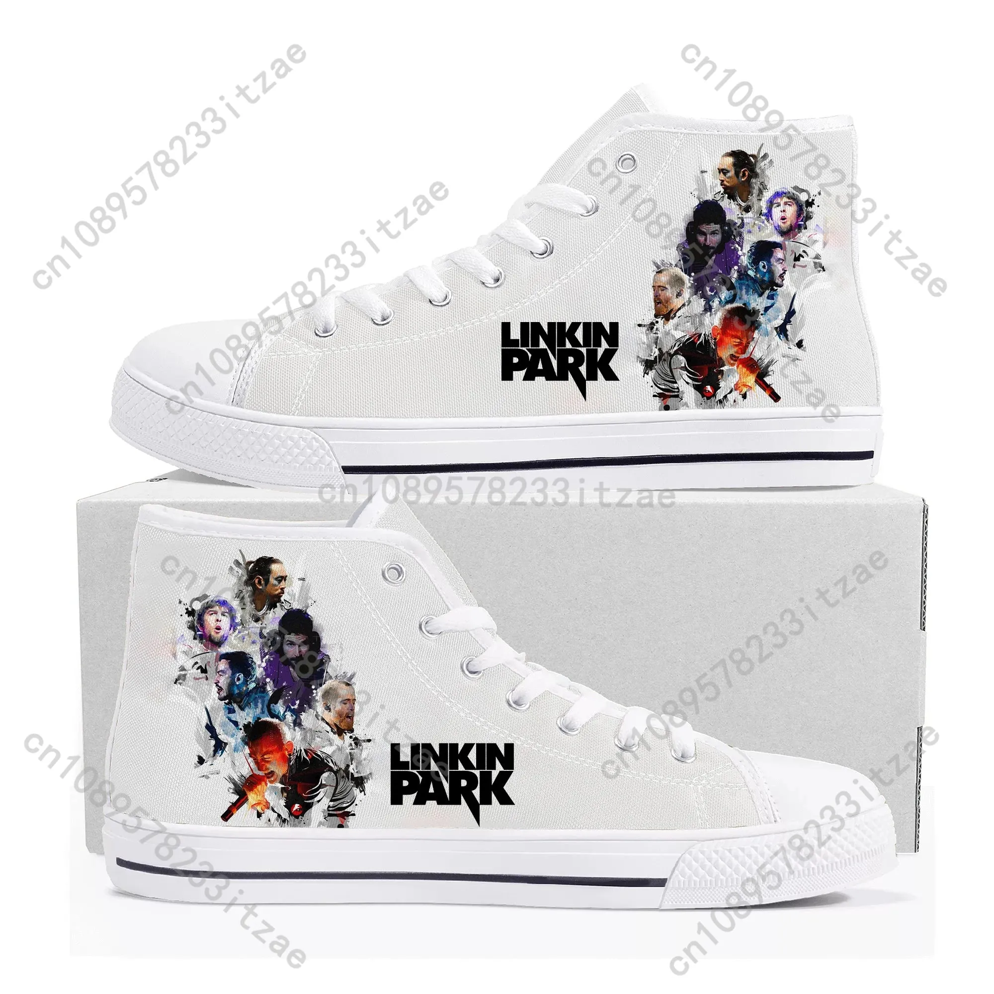 Linkin Park High-Top Canvas Sneakers – Custom Casual Shoes for Men, Women & Teens
