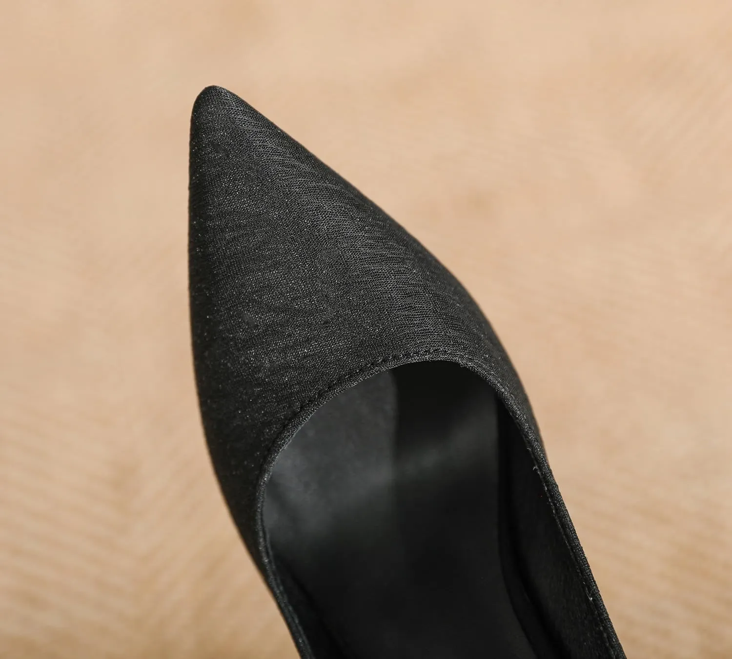 LizFoYa Women's Pumps Shoes Pointed Toe Glitter Stiletto Wedding Evening Party Dress High Heels