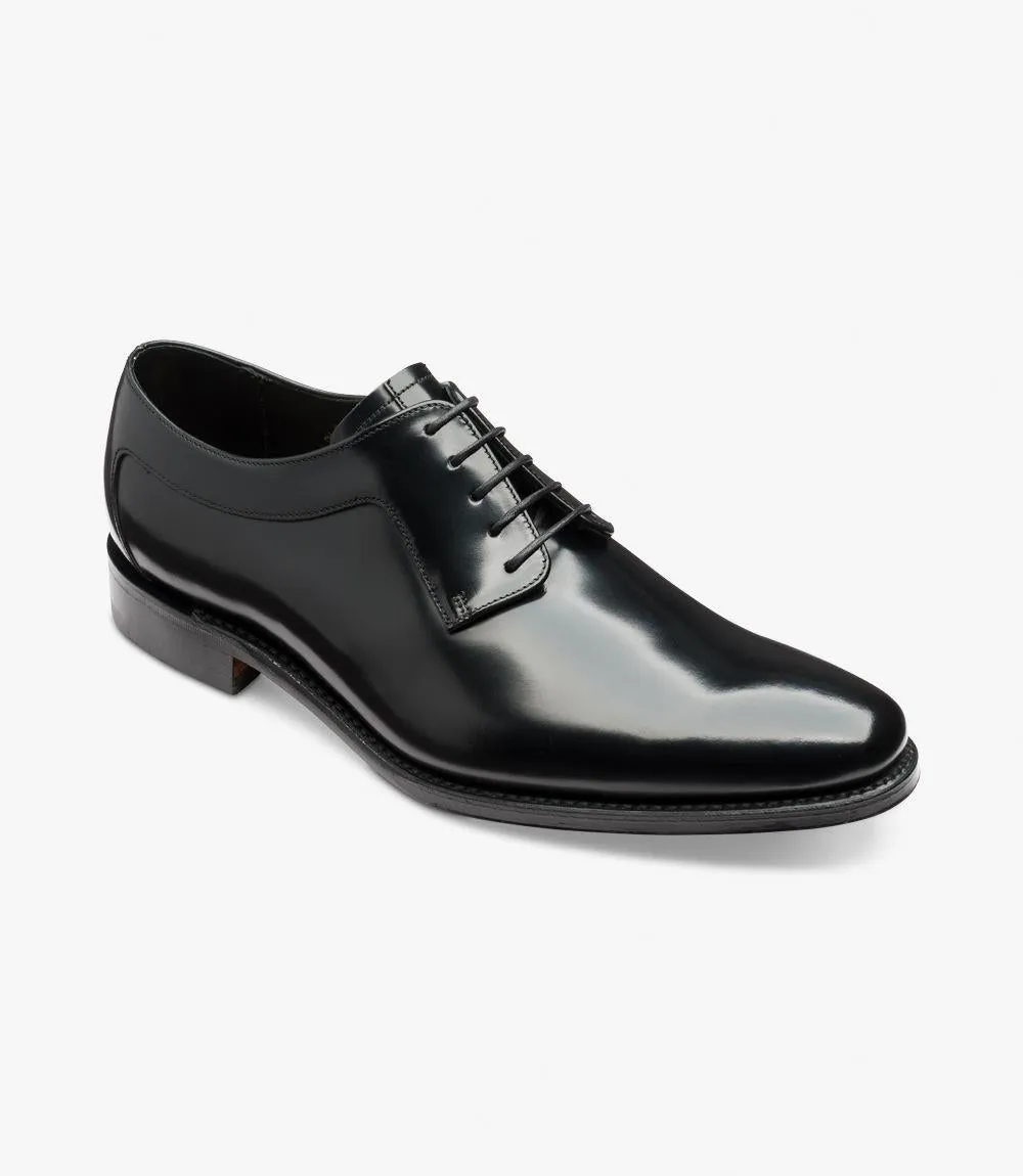 LOAKE NEO-DIS BLACK DERBY LEATHER SOLE F-MEDIUM