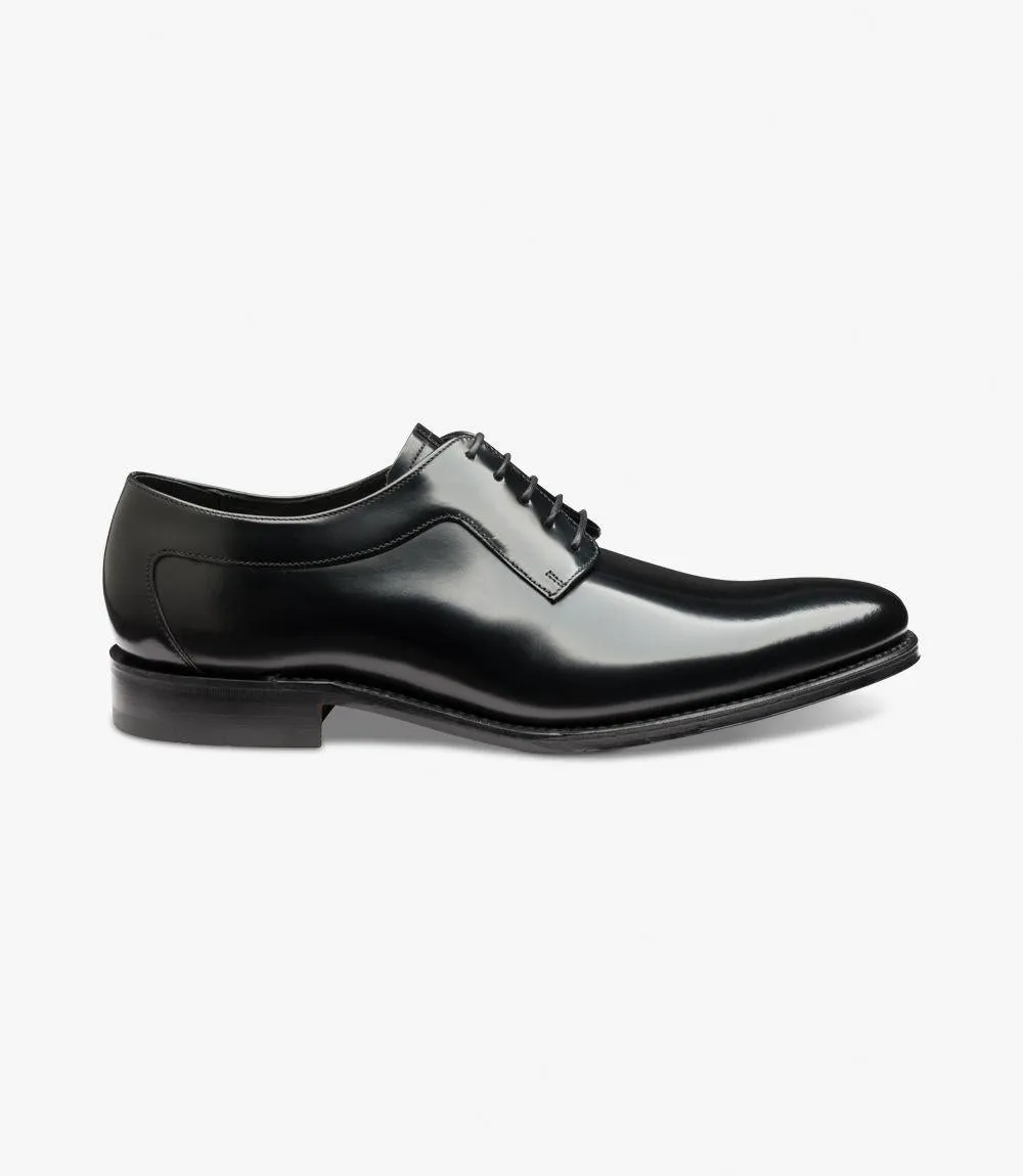 LOAKE NEO-DIS BLACK DERBY LEATHER SOLE F-MEDIUM
