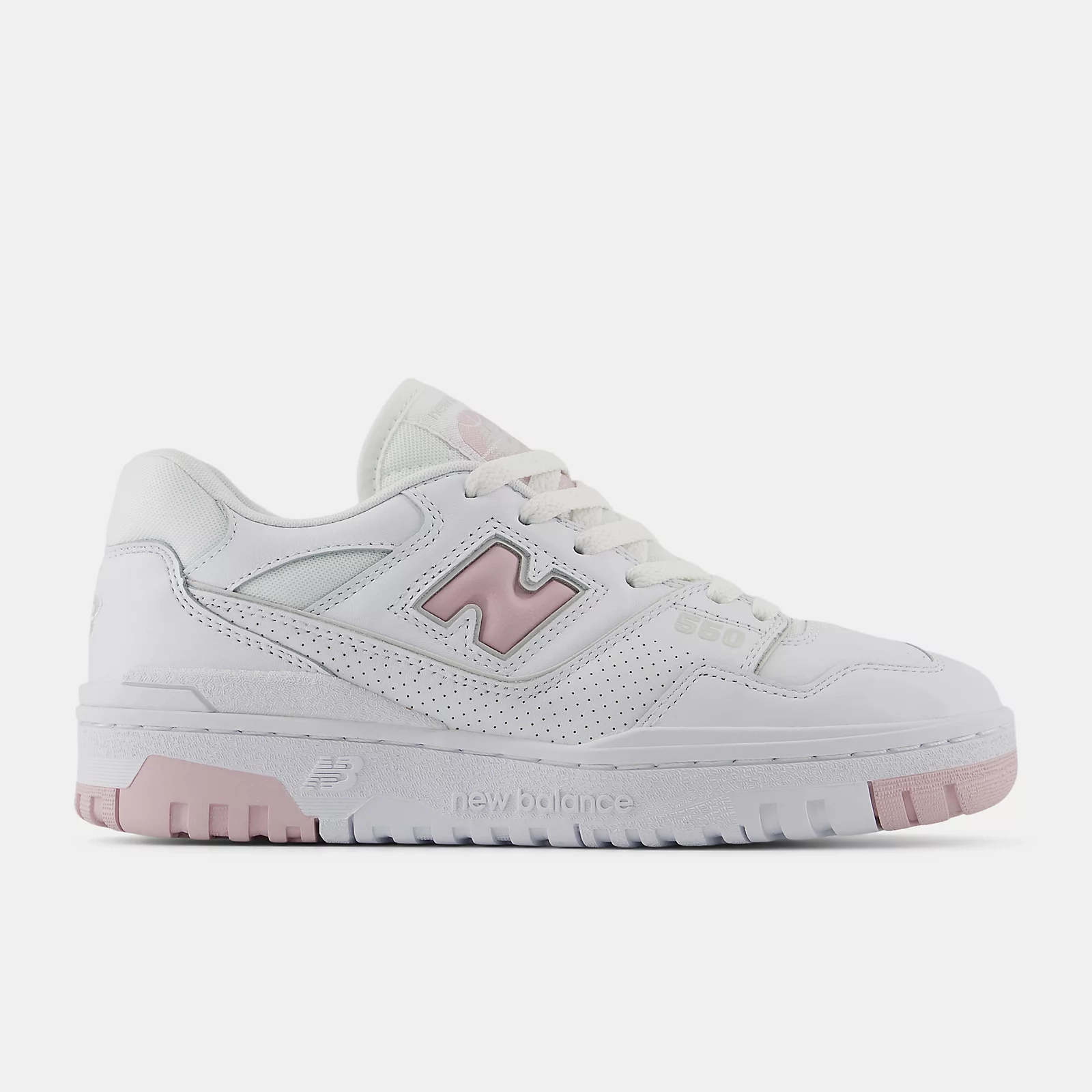 Women's New Balance 550 'White/Twilight Haze' Natural motion