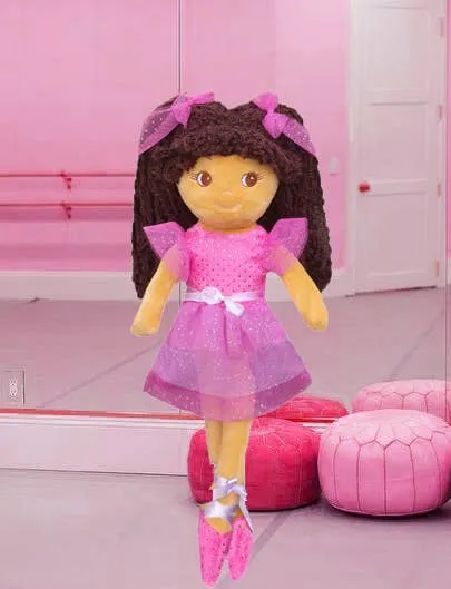 Lola sparkle ballerina- tan skin
