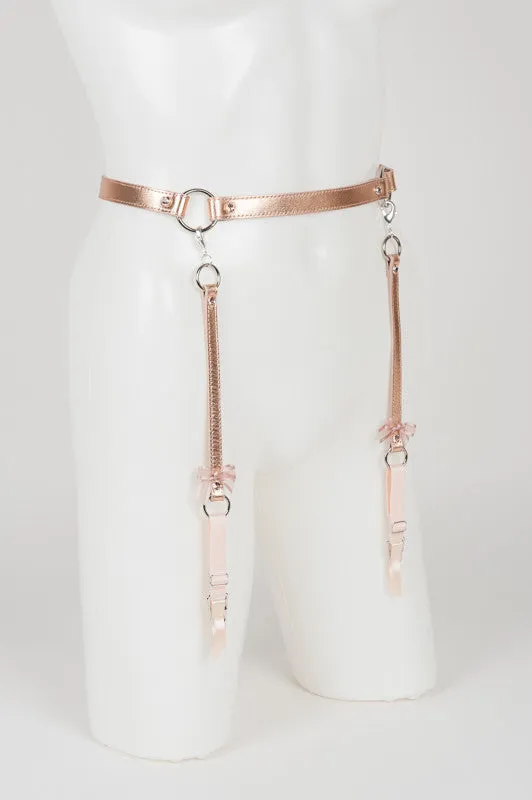 Lolita Silver Garter Belt