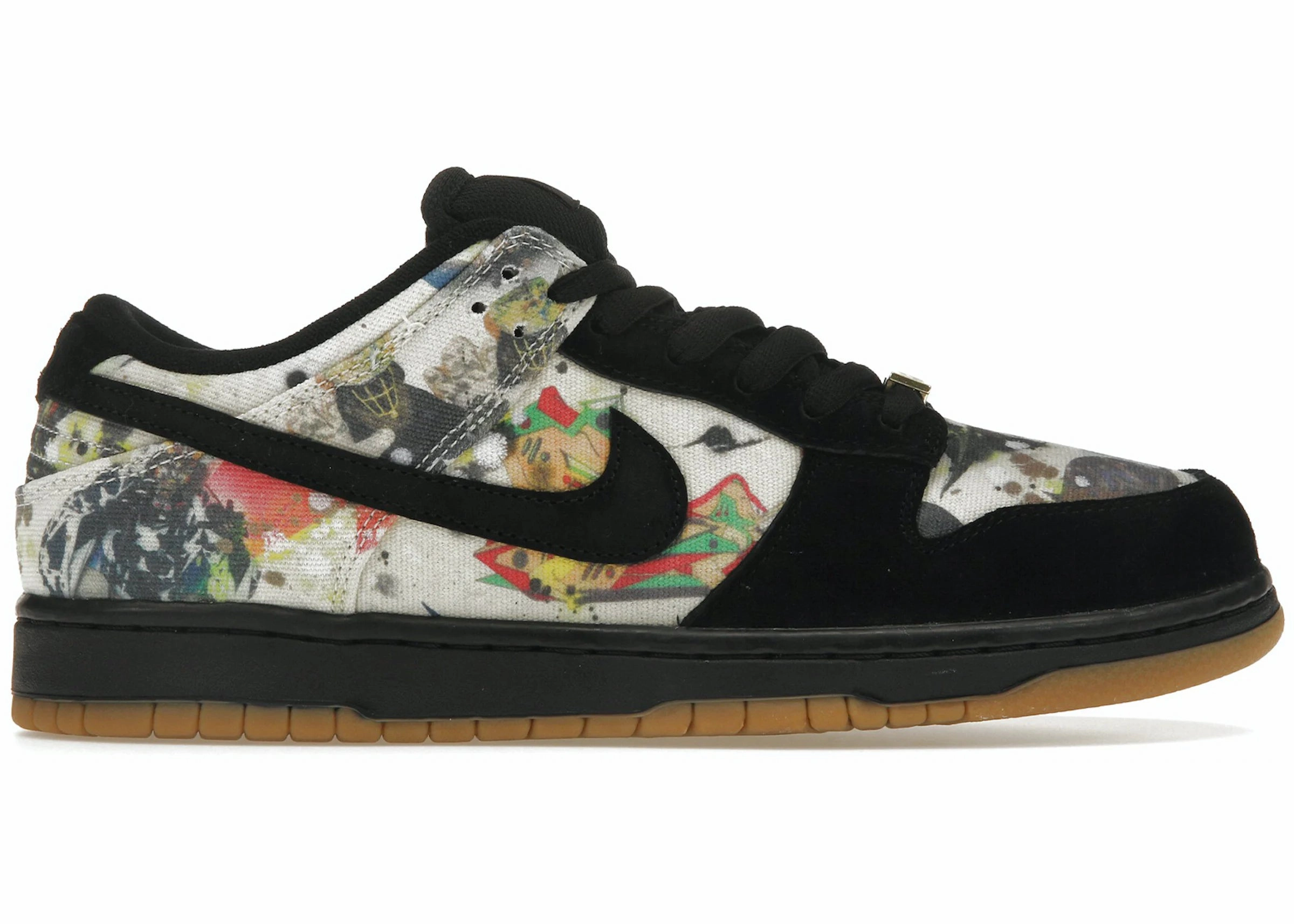 Nike SB Dunk Low Supreme Rammellzee chunky shoes core training running wear