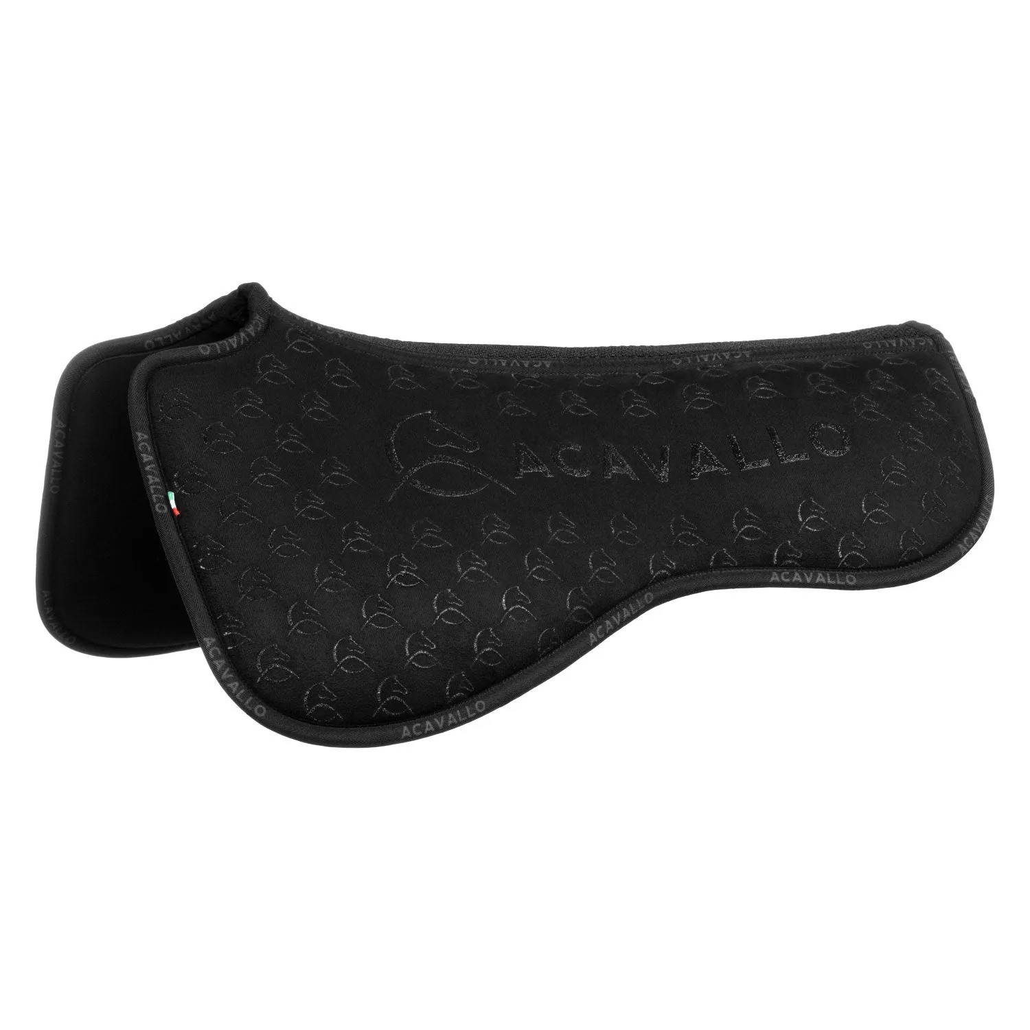 Louvre Memory Foam Dressage Half Pad with Shaped Wither and 3D Spacer Spine