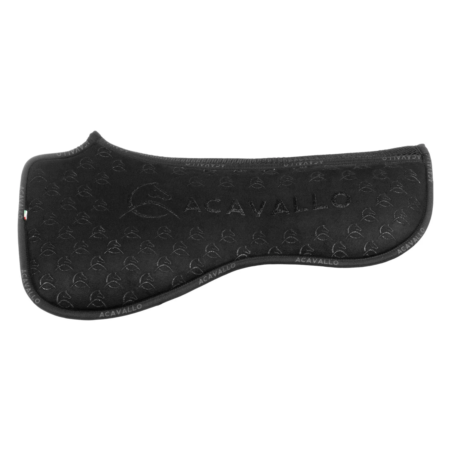 Louvre Memory Foam Dressage Half Pad with Shaped Wither and 3D Spacer Spine