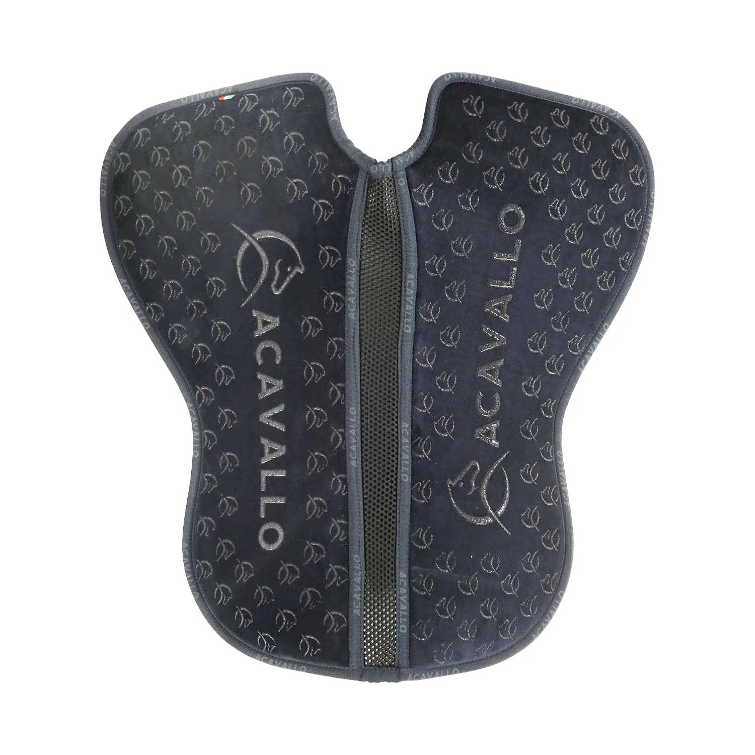 Louvre Memory Foam Dressage Half Pad with Shaped Wither and 3D Spacer Spine