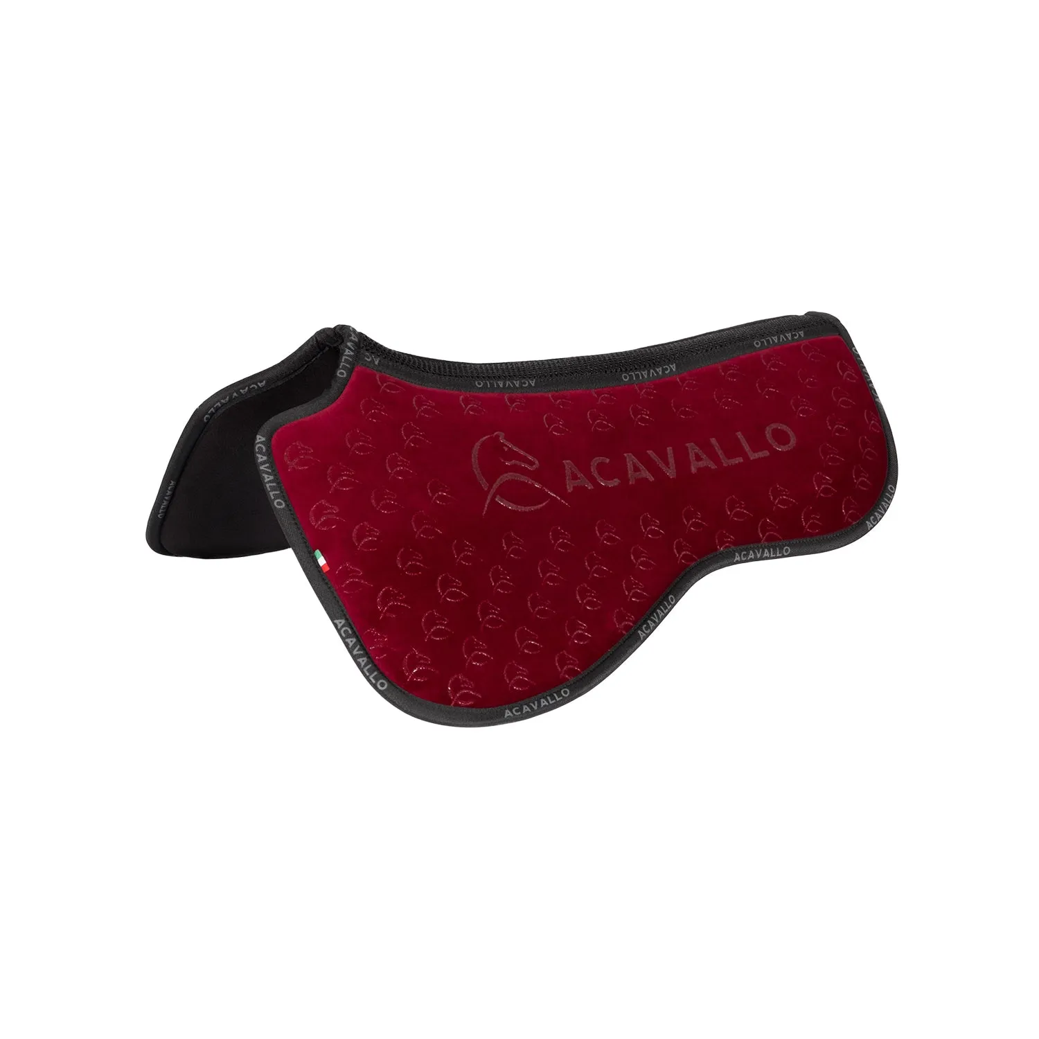 Louvre Memory Foam Dressage Half Pad with Shaped Wither and 3D Spacer Spine