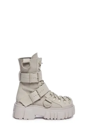 Low Traitor Boots - Light Gray