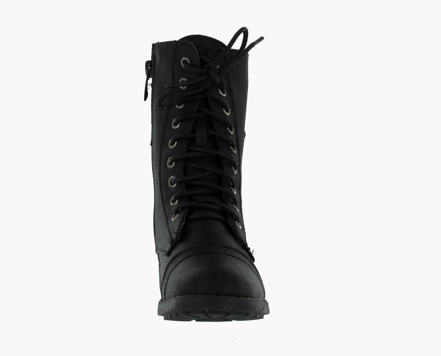 Lucky Top Soda Pack72 Dome Girls Faux Leather Combat Boots