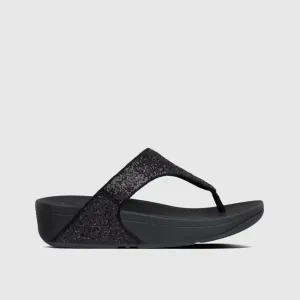 Lulu Glitter Black Comfort Sandals - X03-339