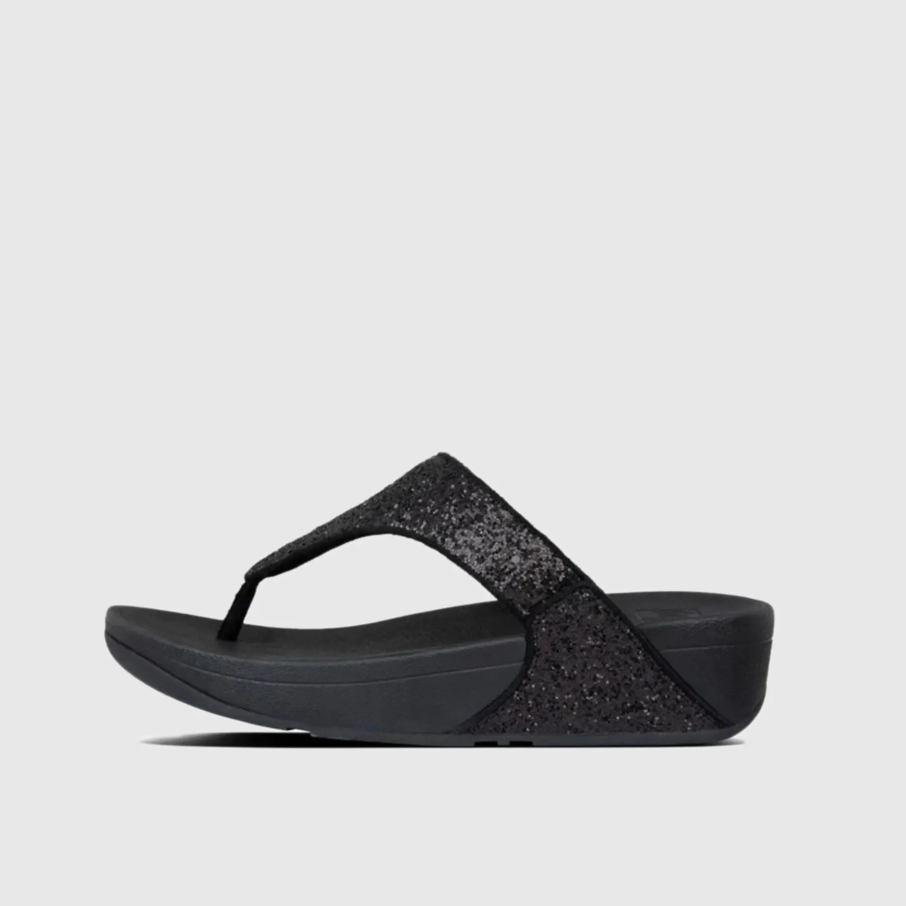 Lulu Glitter Black Comfort Sandals - X03-339