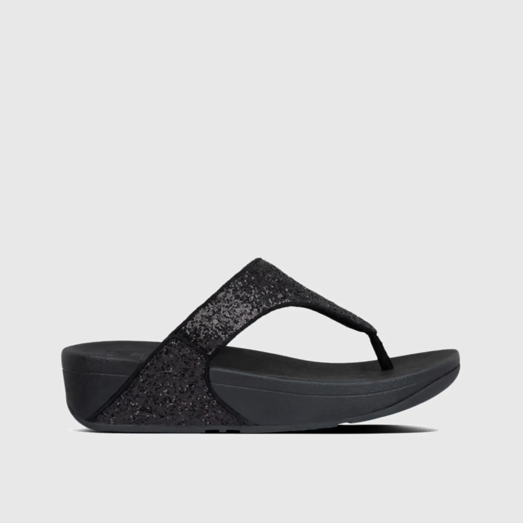 Lulu Glitter Black Comfort Sandals - X03-339