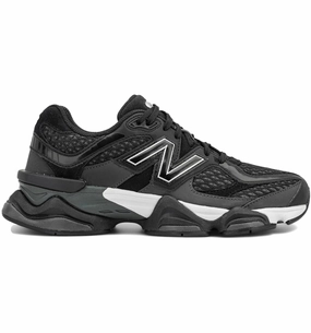 New Balance 9060Shoe Palace Black Silver Sneaker Performance Soft Soles
