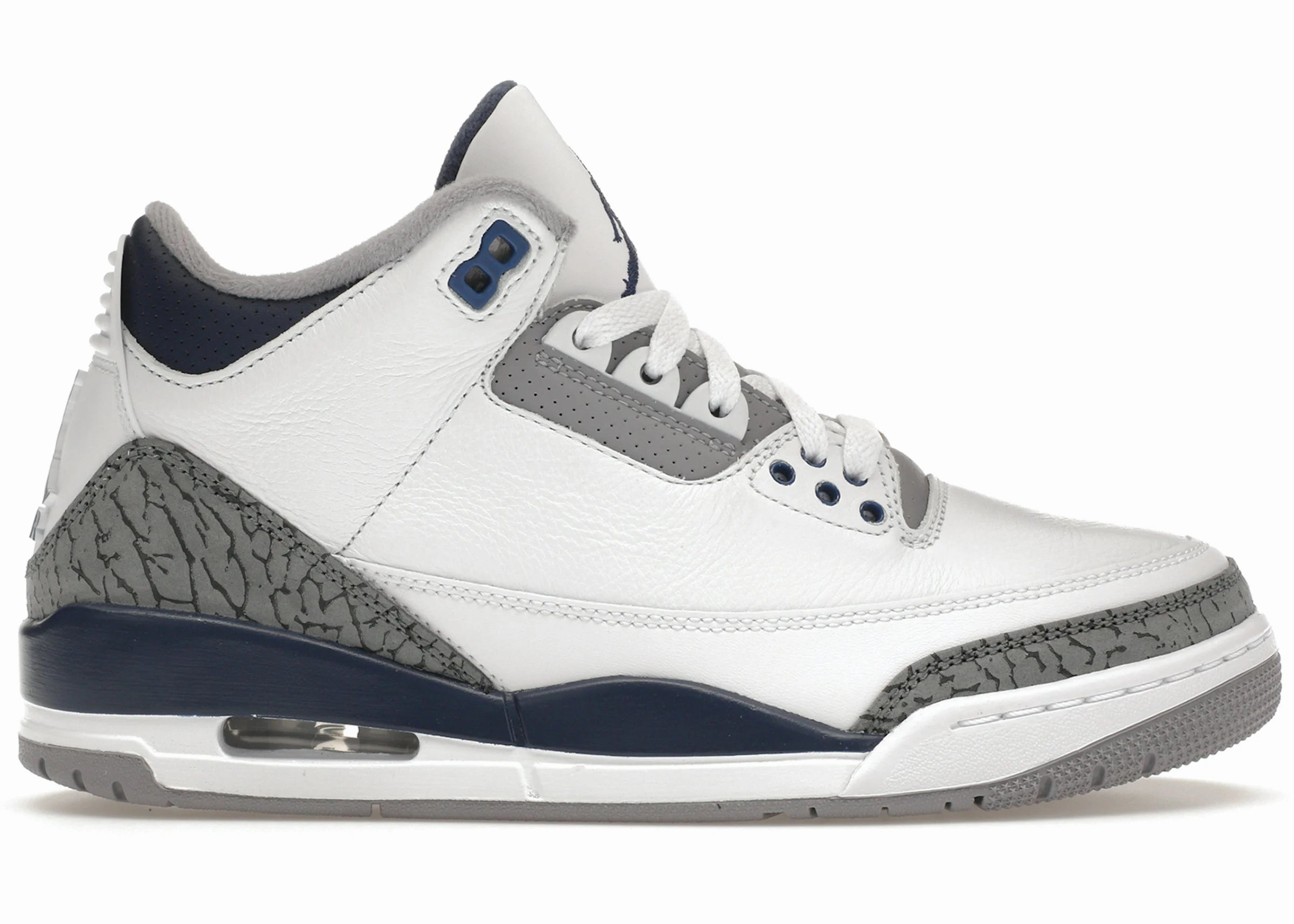 Anatomical Heel Cup Jordan 3 Retro Midnight Navy