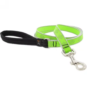 Lupine Dog Leash 3/4" Width X 6' Length High Lights Green Diamond