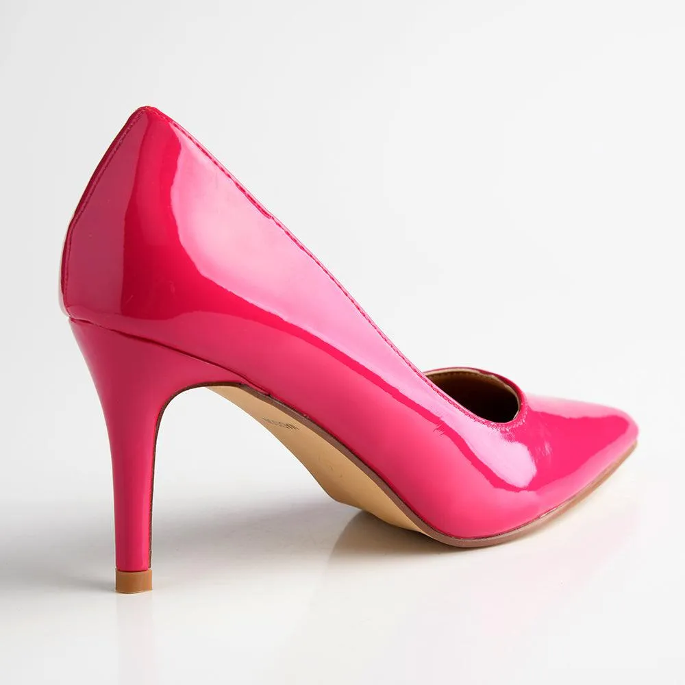 Madison Lucy Penny Court Heels - Orchid Flower