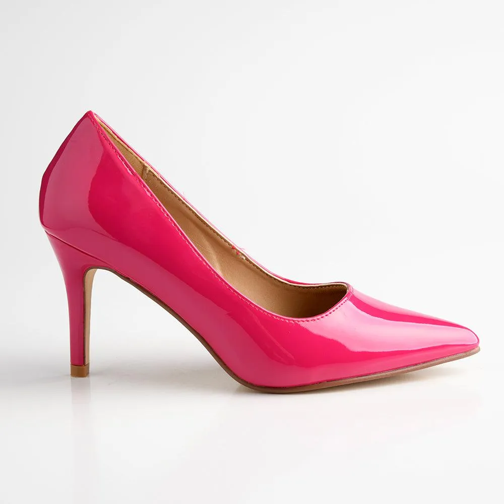 Madison Lucy Penny Court Heels - Orchid Flower