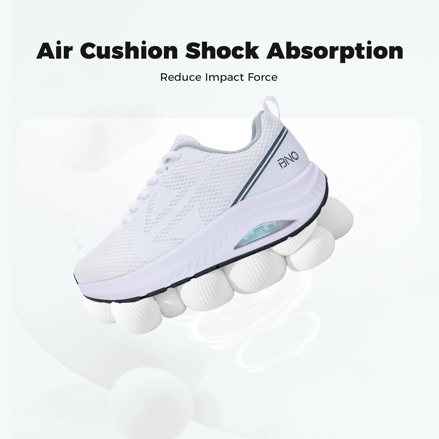 MAFEKE Women's Wide Toe Box Walking Shoes for Plantar Fasciitis, Arch Support Orthotic Wide Width Athletic Air Tennis Running Sneakers for Woman US Size 6-11