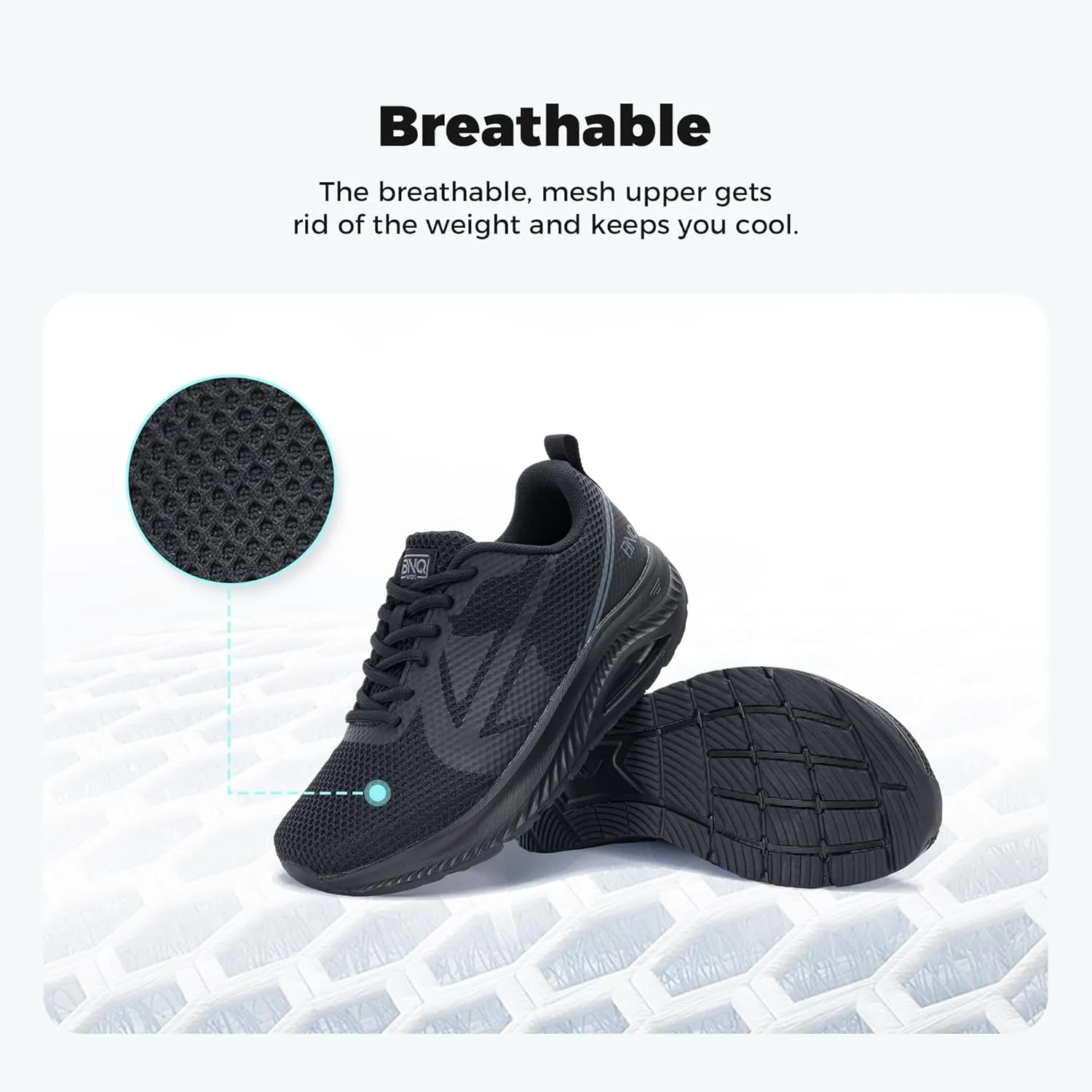 MAFEKE Women's Wide Toe Box Walking Shoes for Plantar Fasciitis, Arch Support Orthotic Wide Width Athletic Air Tennis Running Sneakers for Woman US Size 6-11