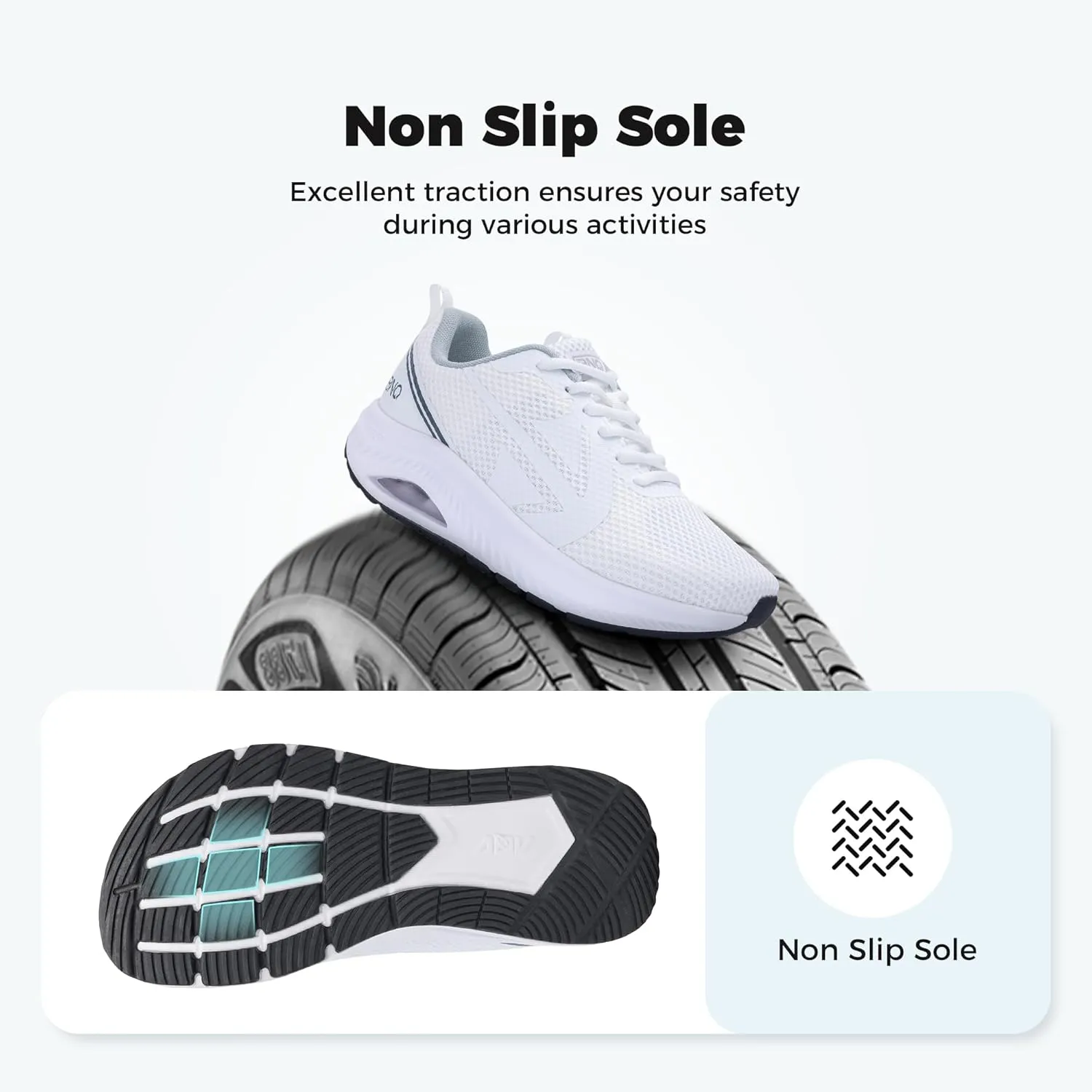 MAFEKE Women's Wide Toe Box Walking Shoes for Plantar Fasciitis, Arch Support Orthotic Wide Width Athletic Air Tennis Running Sneakers for Woman US Size 6-11