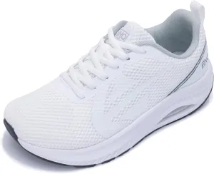 MAFEKE Women's Wide Toe Box Walking Shoes for Plantar Fasciitis, Arch Support Orthotic Wide Width Athletic Air Tennis Running Sneakers for Woman US Size 6-11