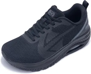 MAFEKE Women's Wide Toe Box Walking Shoes for Plantar Fasciitis, Arch Support Orthotic Wide Width Athletic Air Tennis Running Sneakers for Woman US Size 6-11