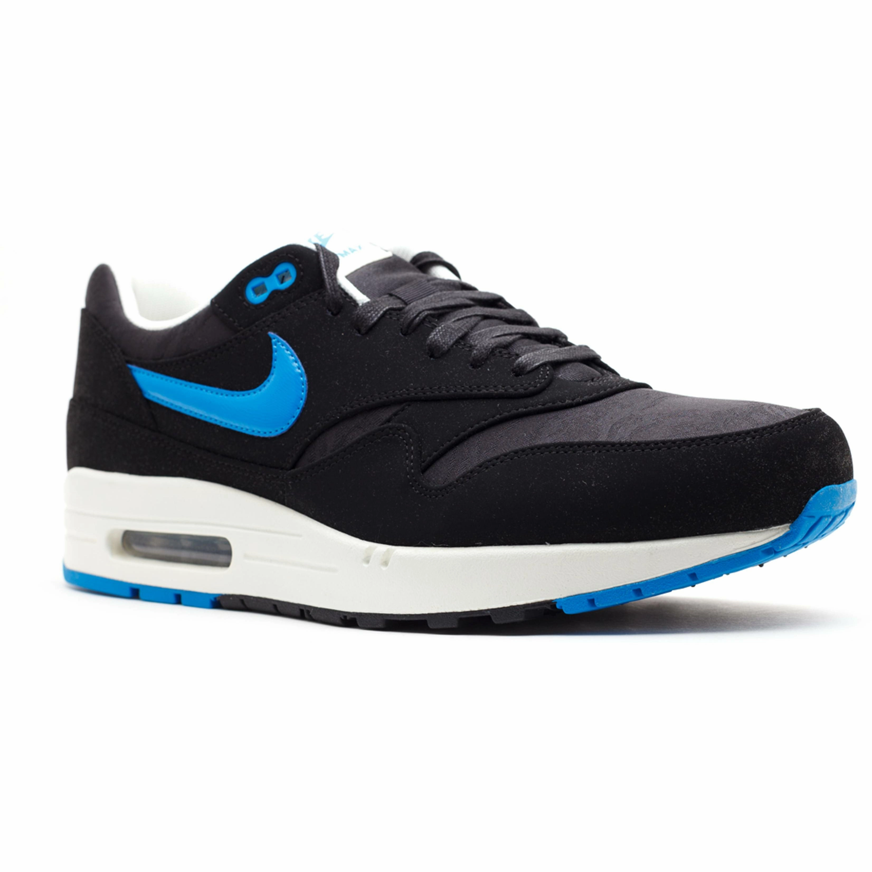 Air Max 1 Premium "Black Blue Hero" (2013) hypoallergenic Action Ready