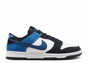 Nike Dunk Low "Airbrush Swoosh Industrial Blue" (Myrtle Beach Location) Breathable mesh shock - absorbing midsole shoes