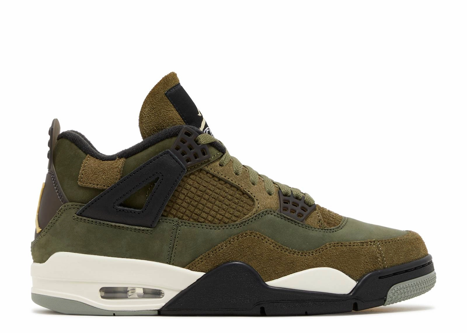 training running shoe situation long - distance run Jordan 4 Retro SE Craft Medium Olive