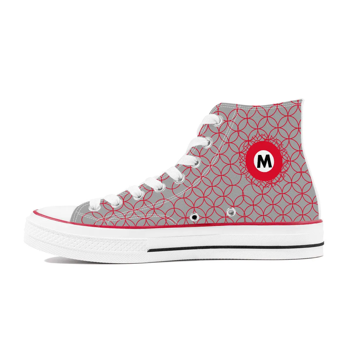 Marunouchi Line High Top Canvas Shoes