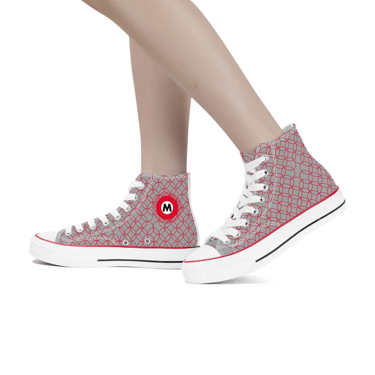 Marunouchi Line High Top Canvas Shoes