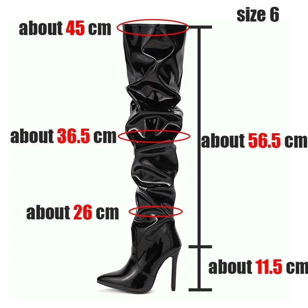 Mature Black Over The Knee Boots