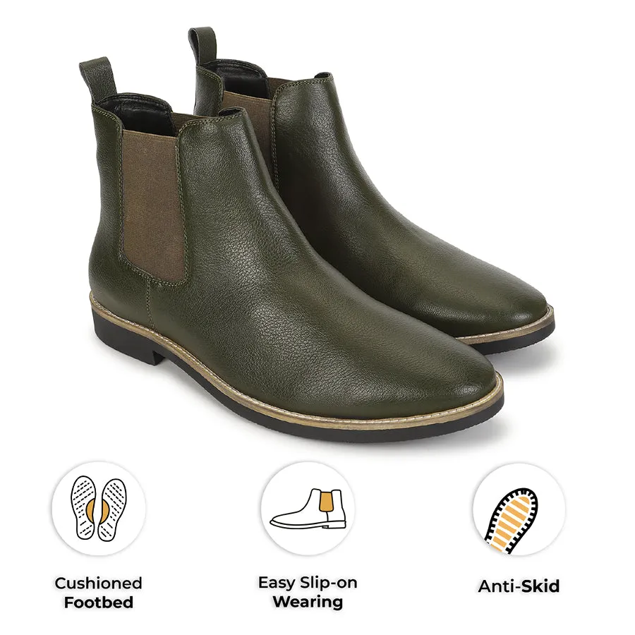 Men Chelsea PU Boots