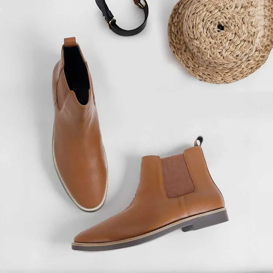 Men Chelsea PU Boots