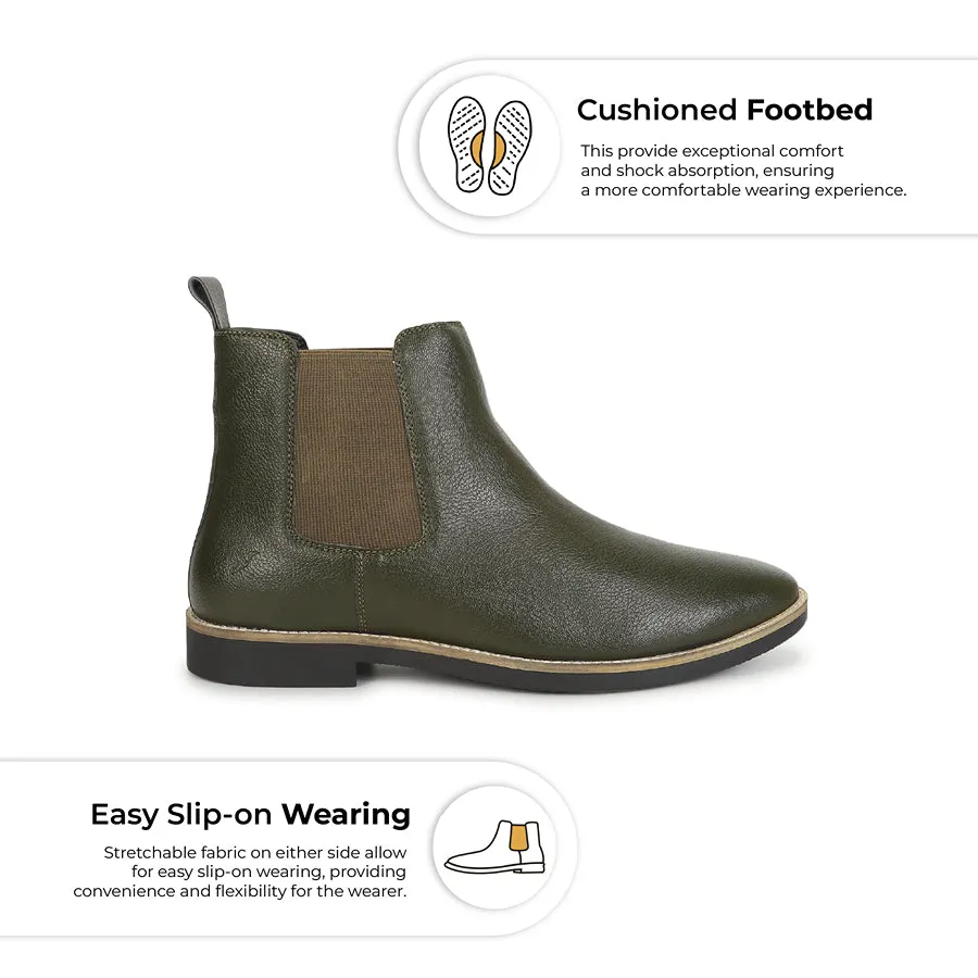 Men Chelsea PU Boots