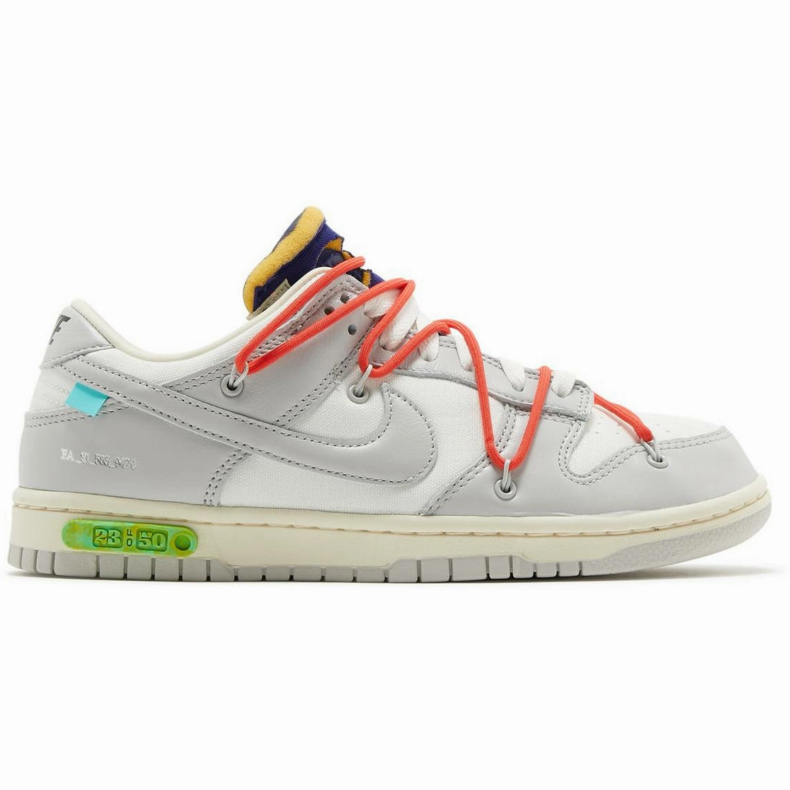 Off-White X Dunk Low "Lot 23" (2021) shock - absorbing insole shoes
